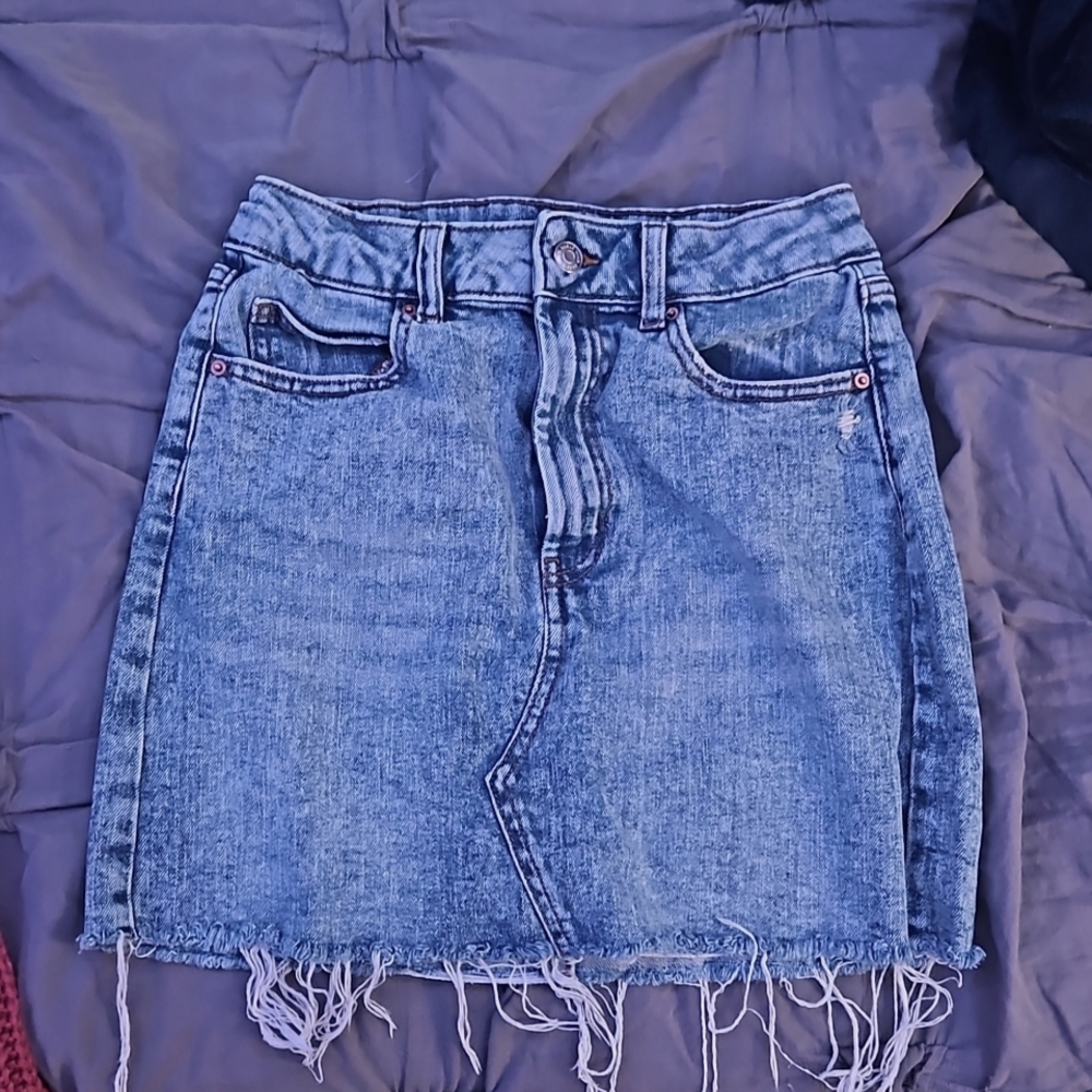 Wild fable Jean skirt